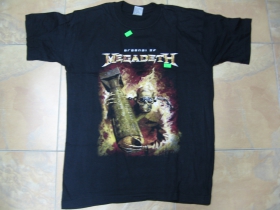 Megadeth, pánske tričko čierne 100%bavlna